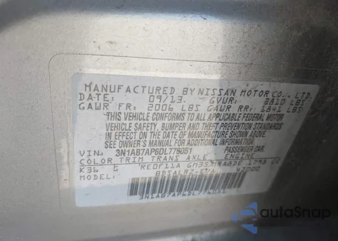 2013 Nissan Sentra Sr from USA, damaged, VIN 3N1AB7AP6DL776051